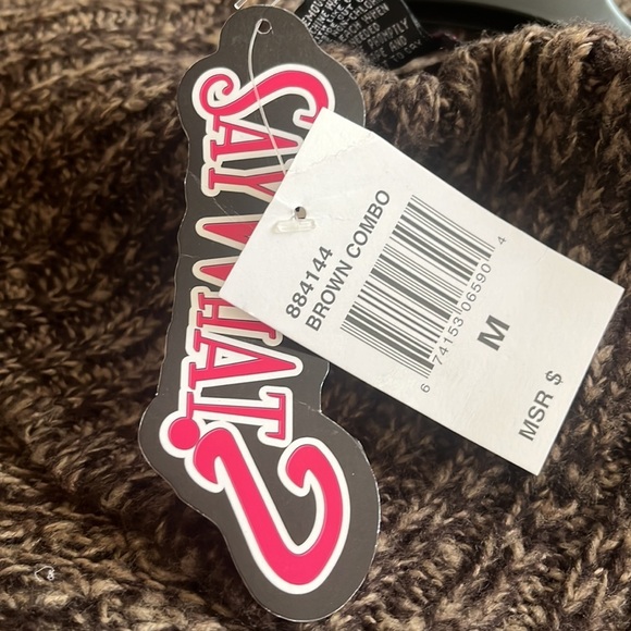 NWT SAY WHAT SWEATER Brown Knitted DRESS    SIZE M - Picture 9 of 9